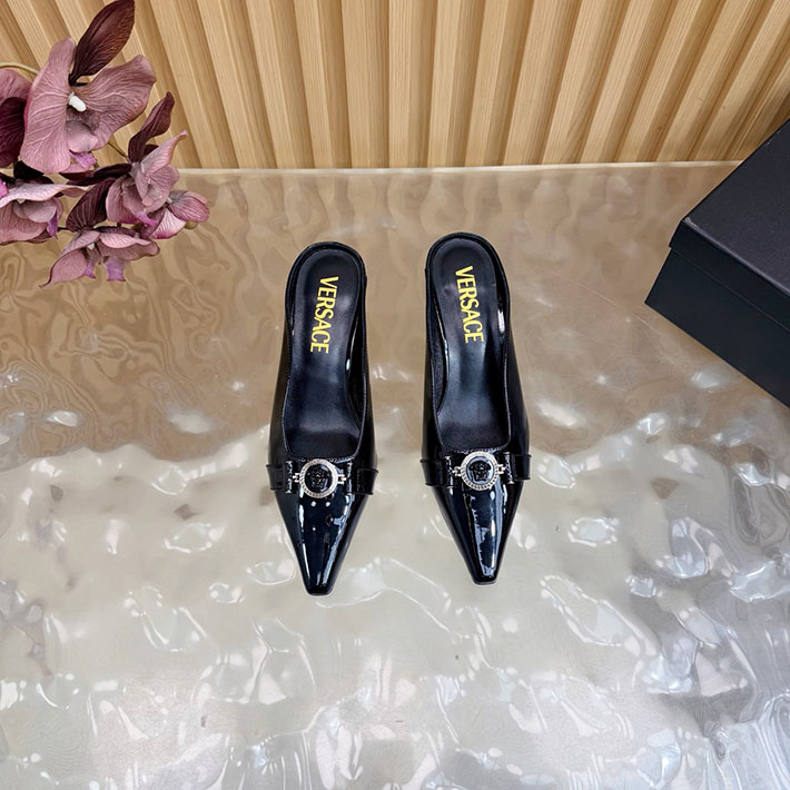 最高級ヴェルサーチェスーパーコピー VERSACE ジャンニリボン 50mm スリングバック パンプス 2628245 靴 可愛い ブランド 20代 - 画像 (5)