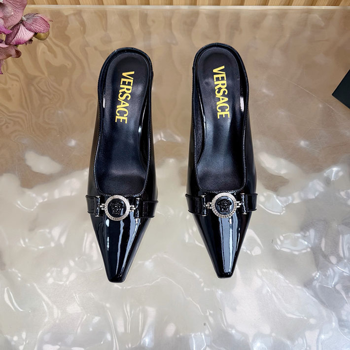 最高級ヴェルサーチェスーパーコピー VERSACE ジャンニリボン 50mm スリングバック パンプス 2628245 靴 可愛い ブランド 20代 - 画像 (4)