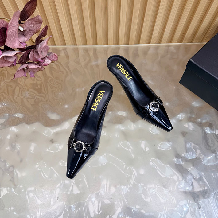 最高級ヴェルサーチェスーパーコピー VERSACE ジャンニリボン 50mm スリングバック パンプス 2628245 靴 可愛い ブランド 20代 - 画像 (3)