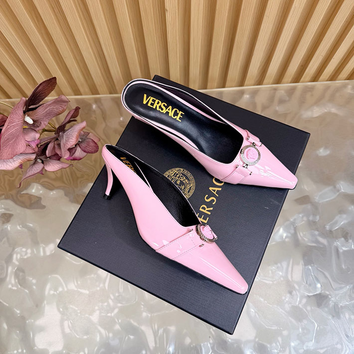 最高級ヴェルサーチェスーパーコピー VERSACE ジャンニリボン 50mm スリングバック パンプス 2628246 レディース パンプス 人気ブランド - 画像 (8)