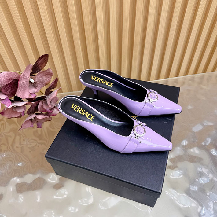 最高級ヴェルサーチェスーパーコピー VERSACE ジャンニリボン 50mm スリングバック パンプス 2628247 パンプス 可愛い 安い - 画像 (8)