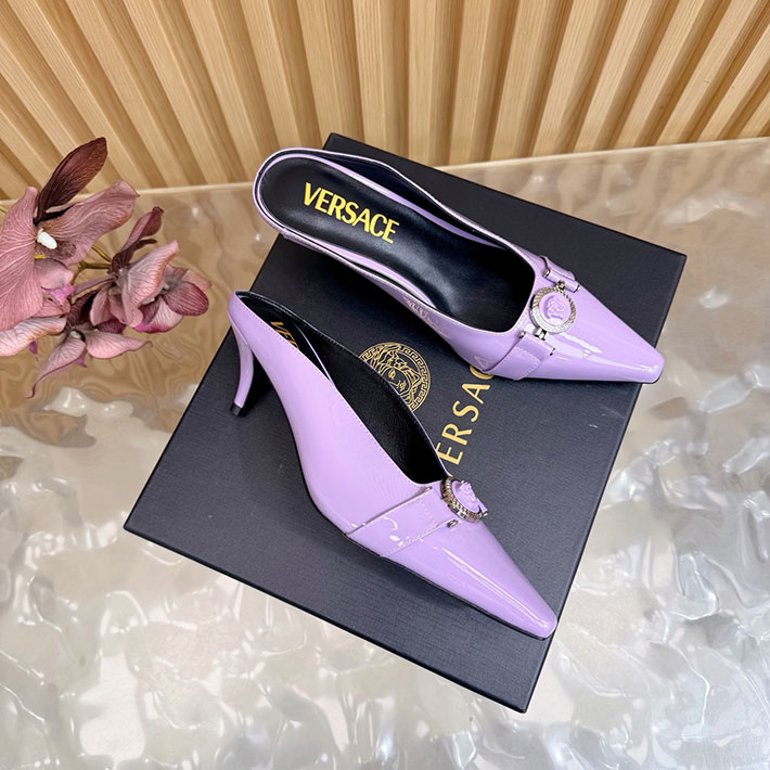 最高級ヴェルサーチェスーパーコピー VERSACE ジャンニリボン 50mm スリングバック パンプス 2628247 パンプス 可愛い 安い - 画像 (7)