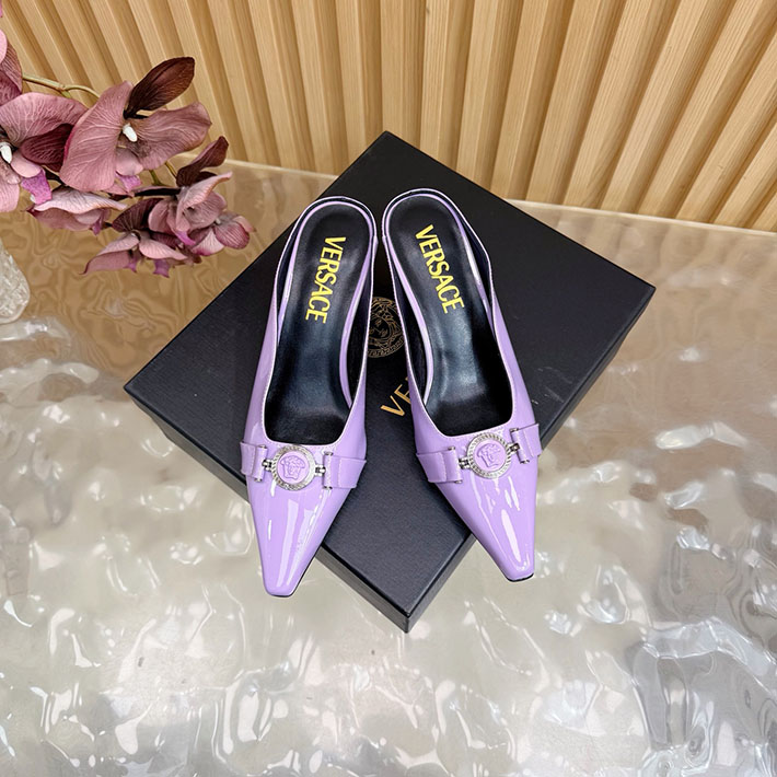 最高級ヴェルサーチェスーパーコピー VERSACE ジャンニリボン 50mm スリングバック パンプス 2628247 パンプス 可愛い 安い - 画像 (6)