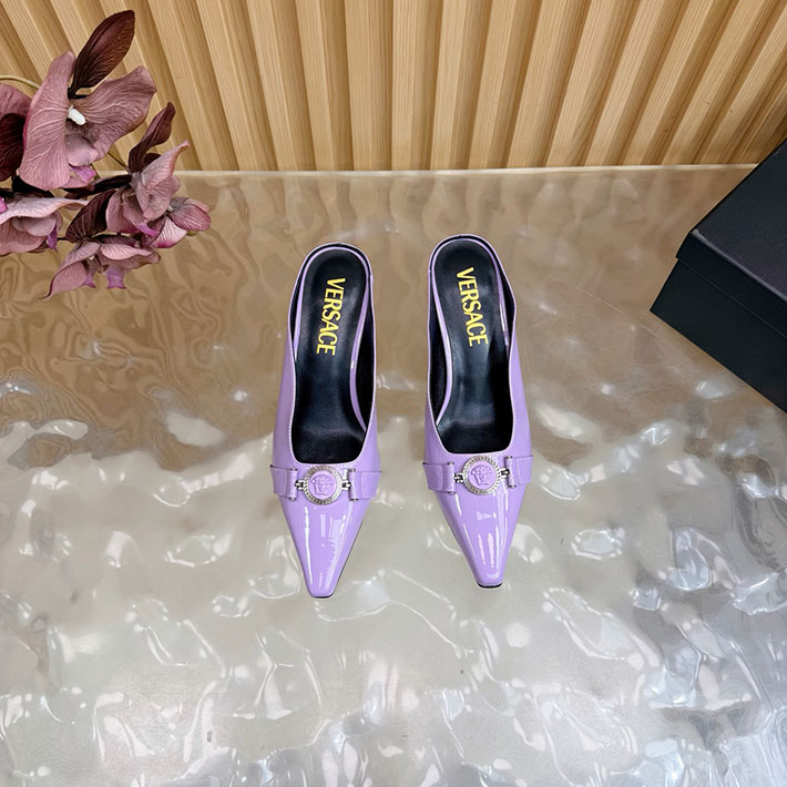 最高級ヴェルサーチェスーパーコピー VERSACE ジャンニリボン 50mm スリングバック パンプス 2628247 パンプス 可愛い 安い - 画像 (5)