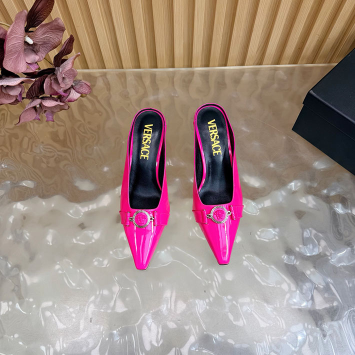 最高級ヴェルサーチェスーパーコピー VERSACE ジャンニリボン 50mm スリングバック パンプス 2628249 歩きやすいパンプス 仕事 - 画像 (4)