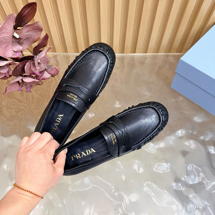 プラダ 靴 シューズ レディース 海外通販 PRADA レザー ローファー 本革 2628250 プラダ ローファー レディース - 画像 (6)