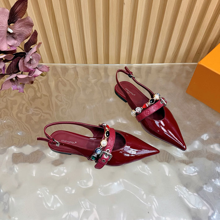 ルイヴィトン アウトレット店舗 靴 レディース Louis Vuitton LV バイブ バレリーナ 2628268 靴 レディース 人気ブランド - 画像 (3)