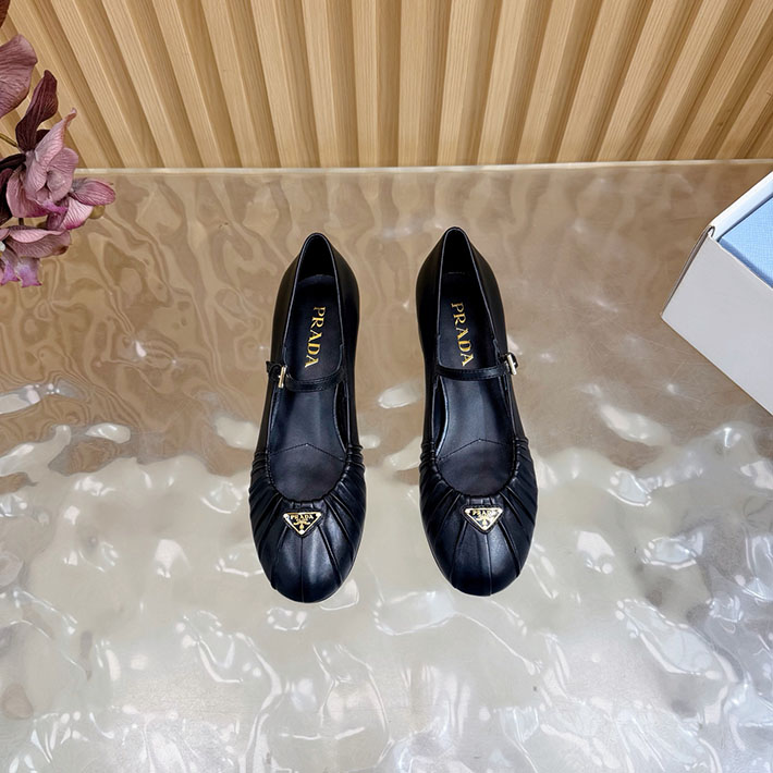 プラダ 靴 シューズ レディース 海外通販 PRADA ロゴ メリージェーン パンプス エレガント 2628274 プラダ パンプス アウトレット - 画像 (11)