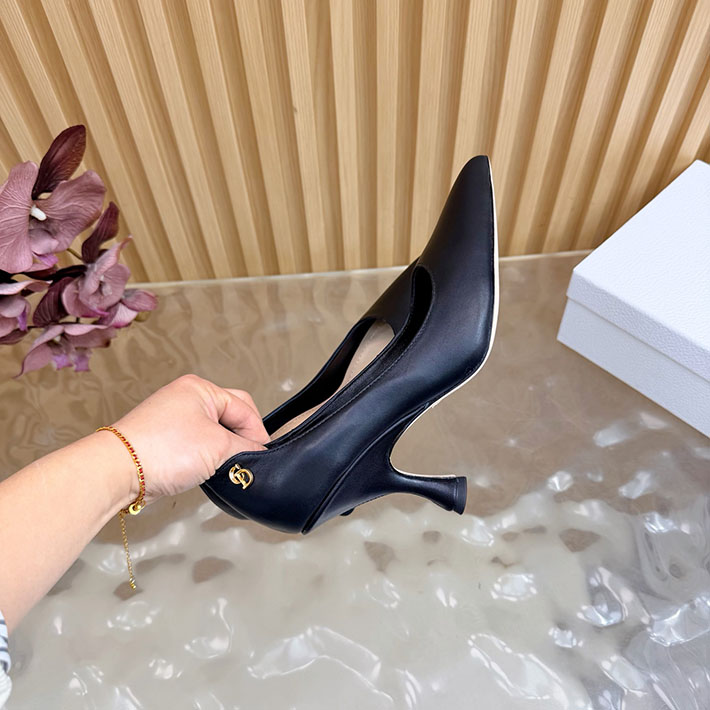 最高級ディオールスーパーコピー Dior パンプス 靴 レザー パテントレザー レディース 2628302 夏パンプス おかしい - 画像 (9)