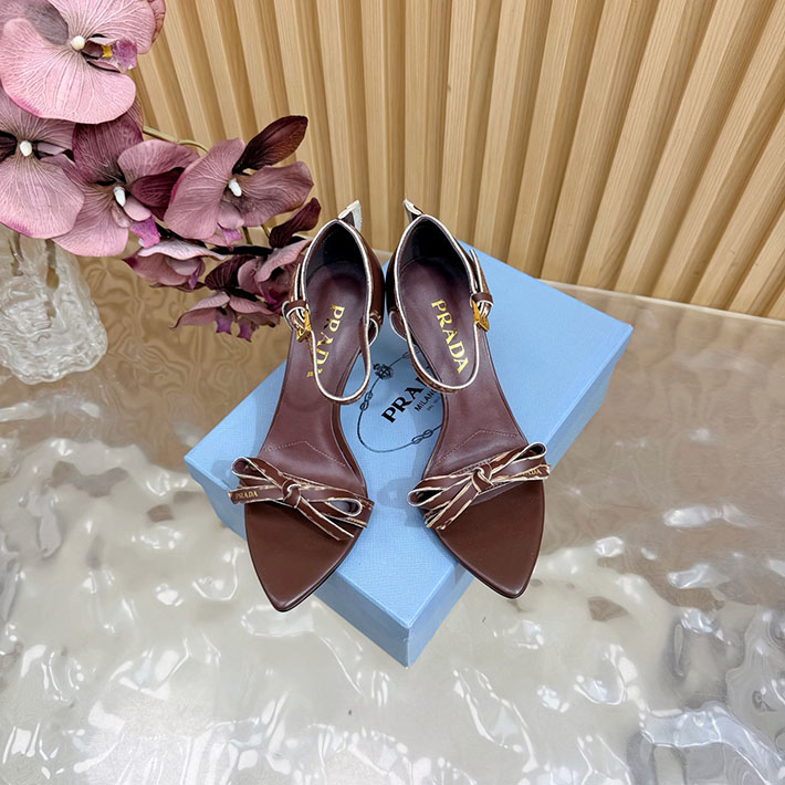 プラダ 靴 シューズ PRADA Exposed Seam Ankle Strap Sandal リボン レザーサンダル 2628319 レディース プラダ サンダル - 画像 (11)