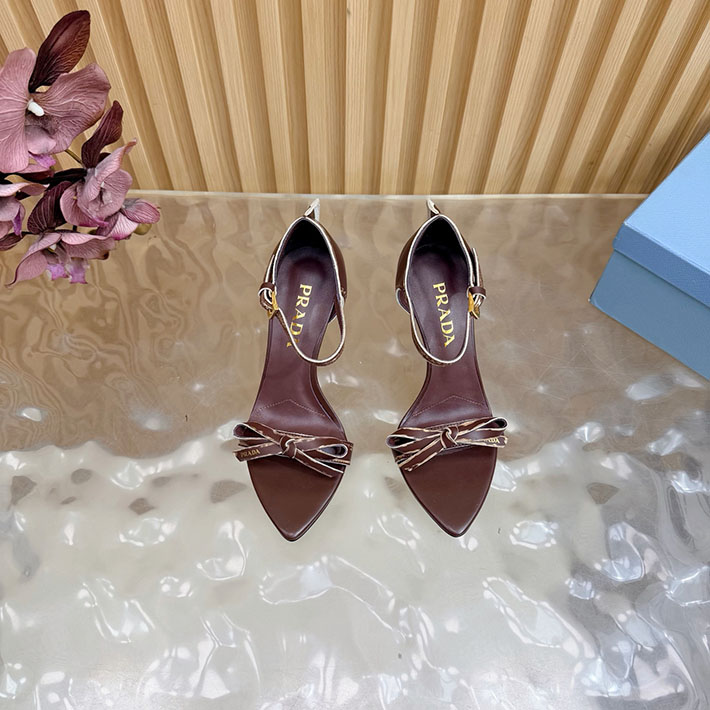 プラダ 靴 シューズ PRADA Exposed Seam Ankle Strap Sandal リボン レザーサンダル 2628319 レディース プラダ サンダル - 画像 (10)