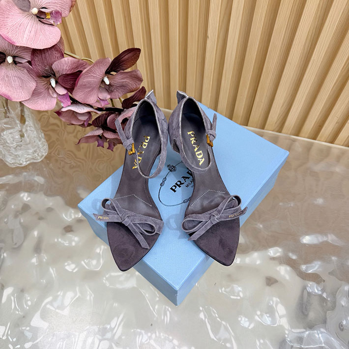 プラダ 靴 シューズ PRADA Exposed Seam Ankle Strap Sandal リボン レザーサンダル 2628322 プラダ サンダル 新作 - 画像 (11)