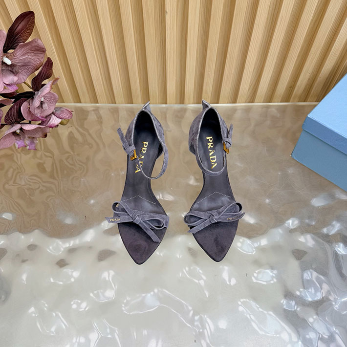 プラダ 靴 シューズ PRADA Exposed Seam Ankle Strap Sandal リボン レザーサンダル 2628322 プラダ サンダル 新作 - 画像 (10)