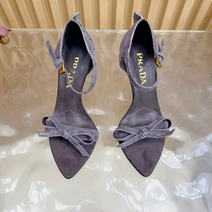 プラダ 靴 シューズ PRADA Exposed Seam Ankle Strap Sandal リボン レザーサンダル 2628322 プラダ サンダル 新作 - 画像 (9)