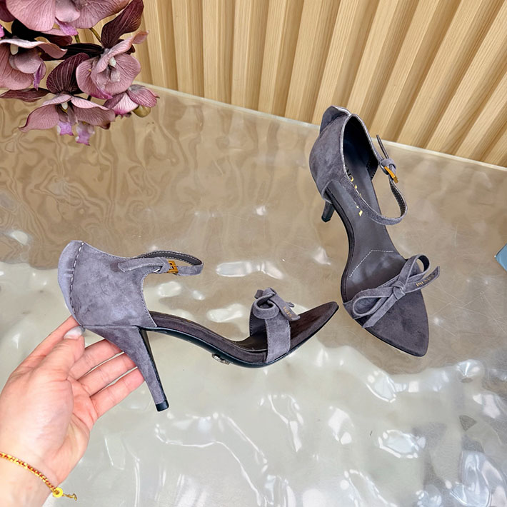 プラダ 靴 シューズ PRADA Exposed Seam Ankle Strap Sandal リボン レザーサンダル 2628322 プラダ サンダル 新作 - 画像 (6)