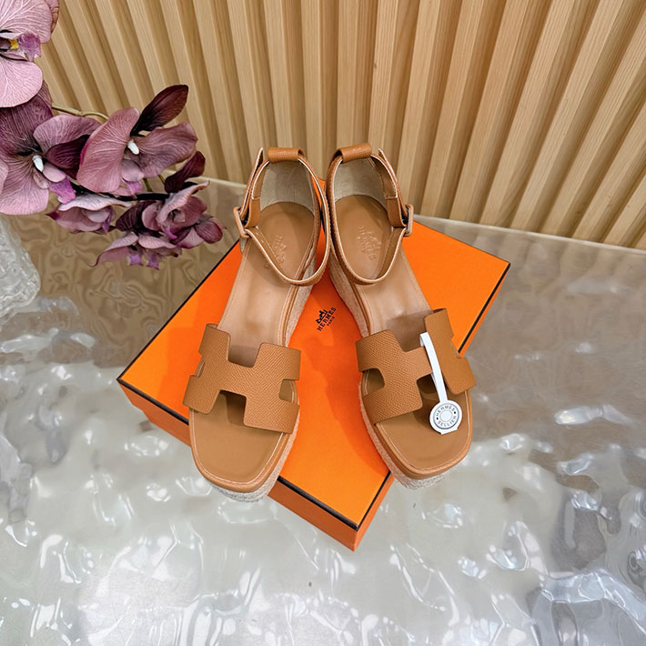 最高級エルメススーパーコピー HERMES エスパドリーユ エルダ 厚底 リゾート 靴 2628326 エルメス サンダル 厚底 - 画像 (11)
