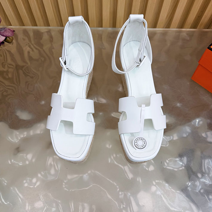 最高級エルメススーパーコピー HERMES エスパドリーユ エルダ 厚底 レディース サンダル 2628333 エルメス サンダル レディース 厚底 - 画像 (4)