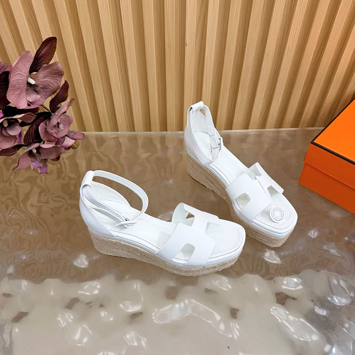 最高級エルメススーパーコピー HERMES エスパドリーユ エルダ 厚底 レディース サンダル 2628333 エルメス サンダル レディース 厚底 - 画像 (12)