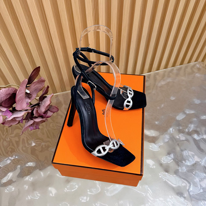 最高級エルメススーパーコピー HERMES ライトサンダル Luz 105mm シェーヌダンクル サンダル 2628334 シェーヌダンクル 風 サンダル - 画像 (9)