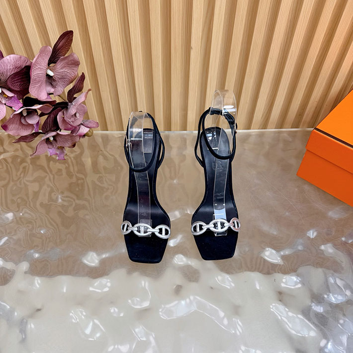 最高級エルメススーパーコピー HERMES ライトサンダル Luz 105mm シェーヌダンクル サンダル 2628334 シェーヌダンクル 風 サンダル - 画像 (6)