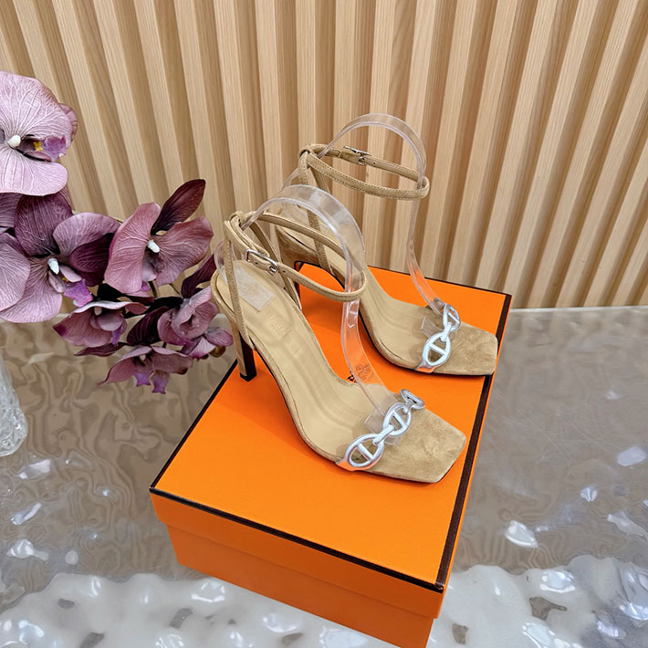 最高級エルメススーパーコピー HERMES ライトサンダル Luz 105mm シェーヌダンクル サンダル 2628337 エルメス 靴 サンダル - 画像 (11)