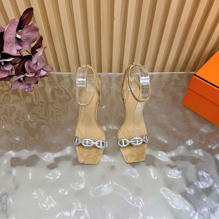 最高級エルメススーパーコピー HERMES ライトサンダル Luz 105mm シェーヌダンクル サンダル 2628337 エルメス 靴 サンダル - 画像 (7)