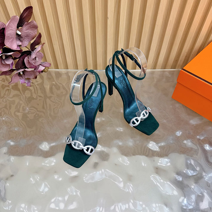 最高級エルメススーパーコピー HERMES ライトサンダル Luz 105mm シェーヌダンクル サンダル 2628338 エルメス 靴 おすすめ - 画像 (4)
