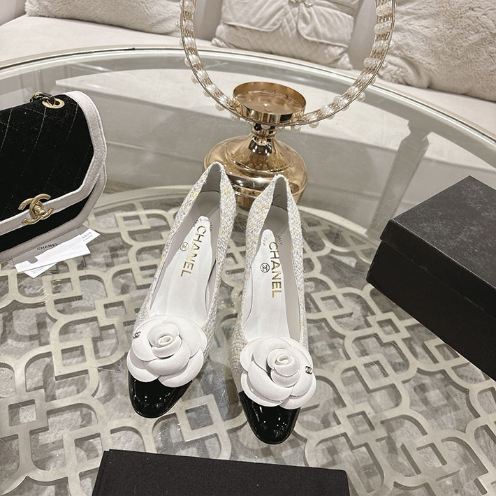 最高級シャネルスーパーコピー CHANEL 85mm パンプス ヒール カメリア ココマーク ヒール 2628339 シャネル パンプス バレリーナ - 画像 (4)