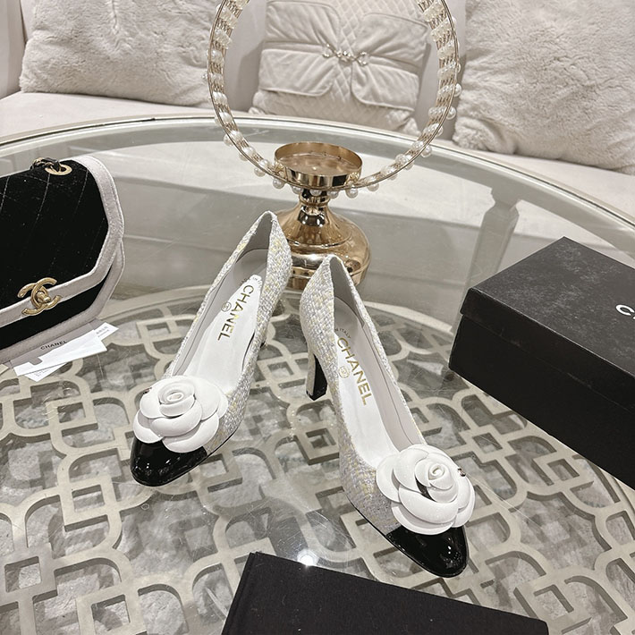 最高級シャネルスーパーコピー CHANEL 85mm パンプス ヒール カメリア ココマーク ヒール 2628339 シャネル パンプス バレリーナ - 画像 (3)