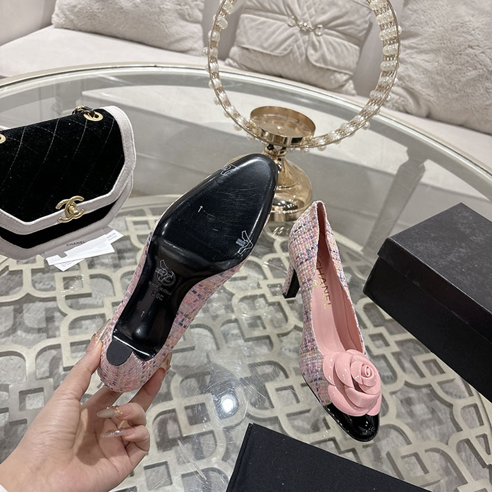 最高級シャネルスーパーコピー CHANEL 85mm パンプス ヒール カメリア ココマーク ヒール 2628340 シャネル パンプス フラット - 画像 (5)