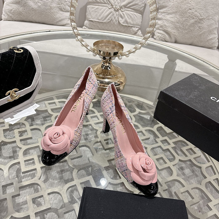 最高級シャネルスーパーコピー CHANEL 85mm パンプス ヒール カメリア ココマーク ヒール 2628340 シャネル パンプス フラット - 画像 (3)