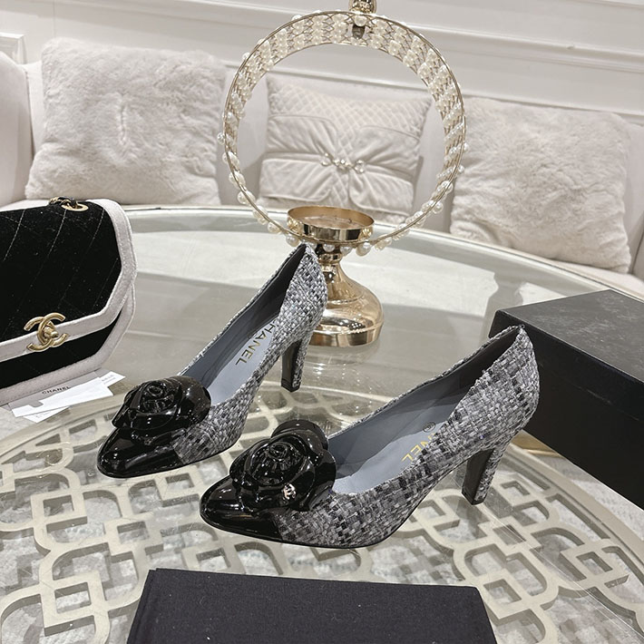 最高級シャネルスーパーコピー CHANEL 85mm パンプス ヒール カメリア ココマーク ヒール 2628341 シャネル パンプス バイカラー - 画像 (2)