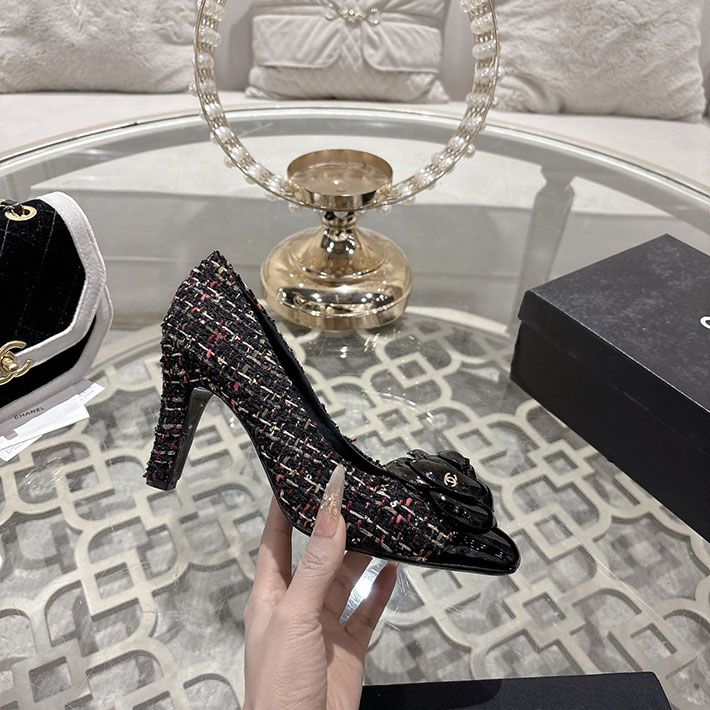 最高級シャネルスーパーコピー CHANEL 85mm パンプス ヒール カメリア ココマーク ヒール 2628343 シャネル パンプス 値段 - 画像 (8)