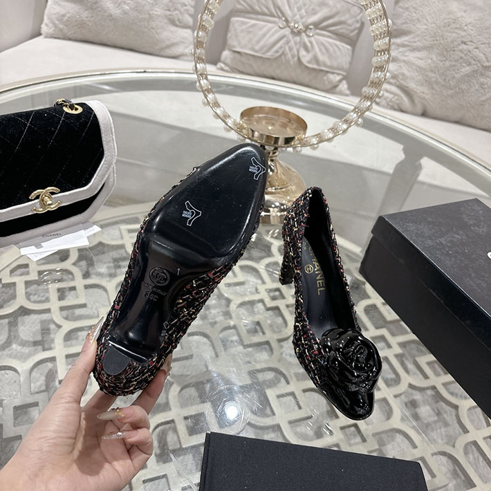 最高級シャネルスーパーコピー CHANEL 85mm パンプス ヒール カメリア ココマーク ヒール 2628343 シャネル パンプス 値段 - 画像 (5)