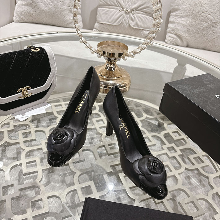 最高級シャネルスーパーコピー CHANEL 85mm 26ss パンプス ヒール 2026春夏新作 2628347 シャネル パンプス 黒 - 画像 (3)
