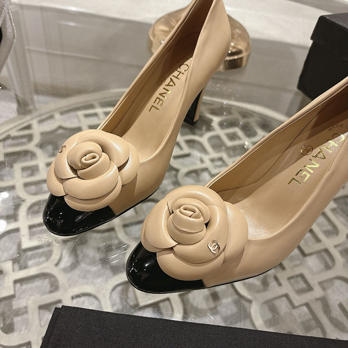 最高級シャネルスーパーコピー CHANEL 85mm 26ss パンプス ヒール 2026春夏新作 2628348 シャネル パンプス ベージュ - 画像 (8)