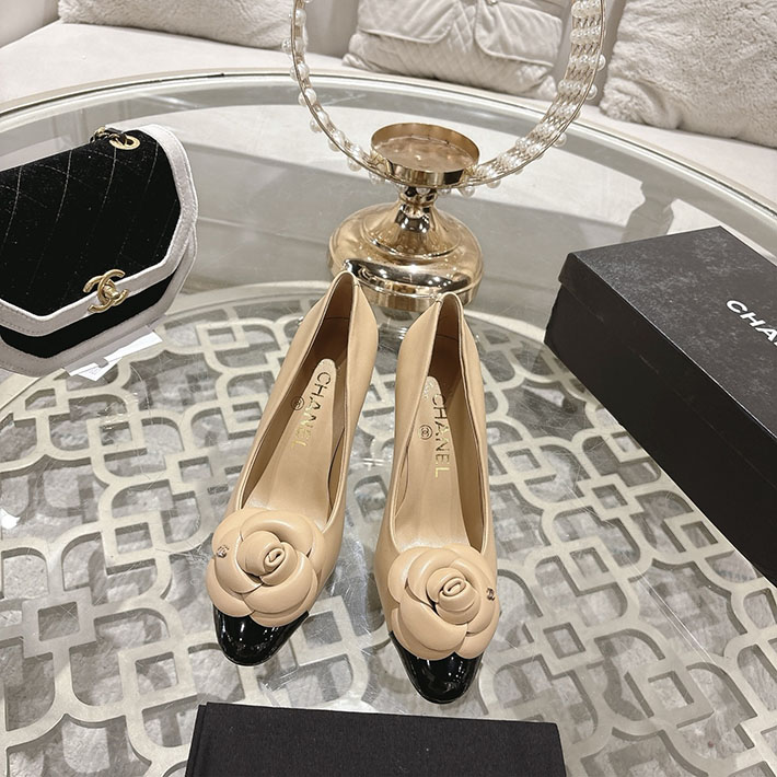 最高級シャネルスーパーコピー CHANEL 85mm 26ss パンプス ヒール 2026春夏新作 2628348 シャネル パンプス ベージュ - 画像 (5)