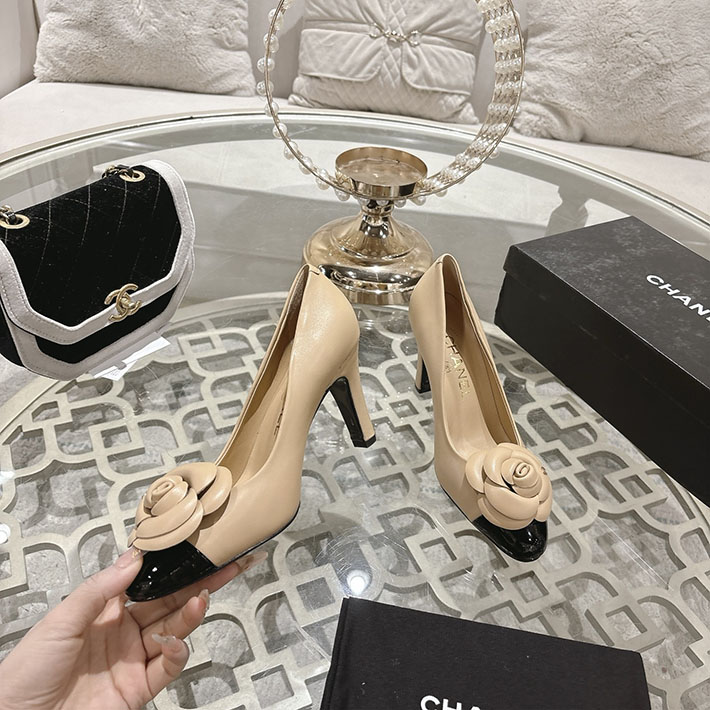 最高級シャネルスーパーコピー CHANEL 85mm 26ss パンプス ヒール 2026春夏新作 2628348 シャネル パンプス ベージュ - 画像 (2)