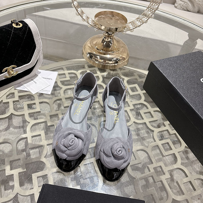 最高級シャネルスーパーコピー CHANEL 25mm カメリア ポインテッドトゥ サンダル ベルベット 2628357 レディース シャネル サンダル - 画像 (4)