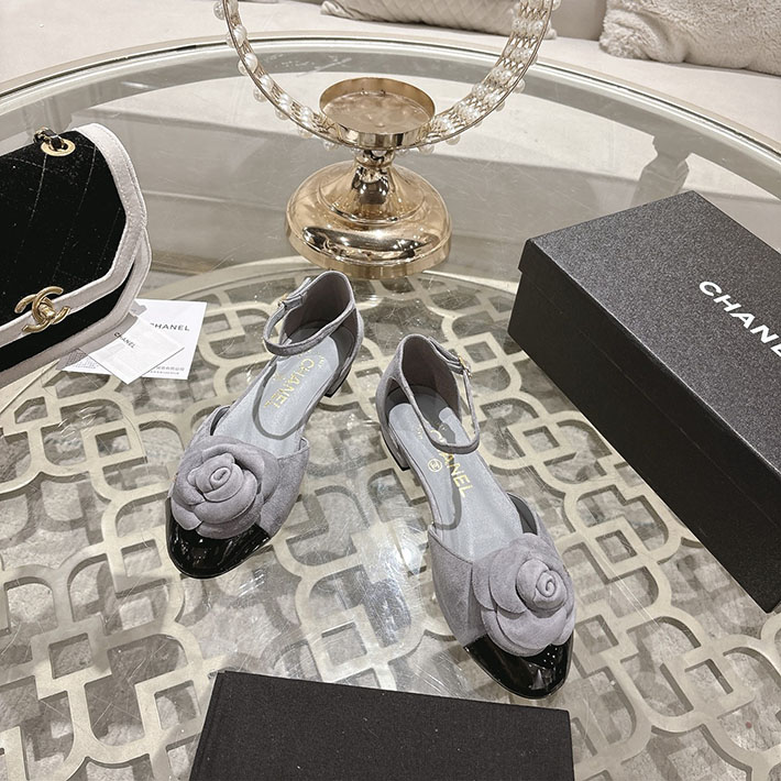 最高級シャネルスーパーコピー CHANEL 25mm カメリア ポインテッドトゥ サンダル ベルベット 2628357 レディース シャネル サンダル - 画像 (3)