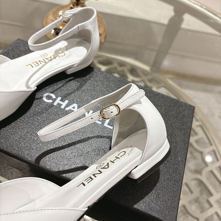最高級シャネルスーパーコピー CHANEL 25mm カメリア ポインテッドトゥ サンダル ベルベット 2628359 シャネル サンダル 白 - 画像 (6)