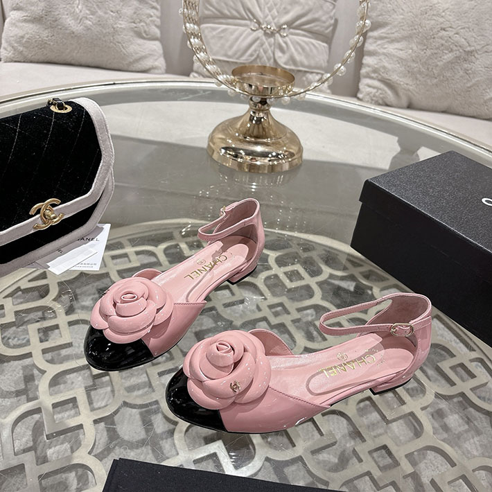最高級シャネルスーパーコピー CHANEL 25mm カメリア ポインテッドトゥ サンダル ベルベット 2628363 シャネル サンダル ピンク - 画像 (2)