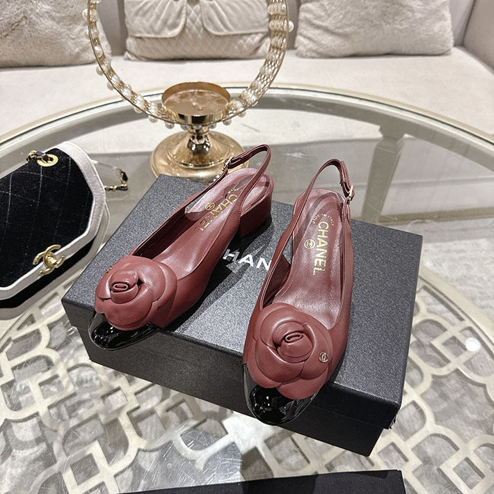 最高級シャネルスーパーコピー CHANEL 45mm カメリア ポインテッドトゥ サンダル ベルベット 2628370 夏サンダル レディース 人気 - 画像 (7)