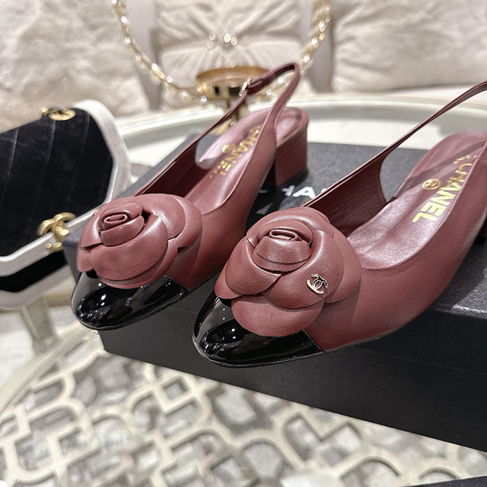 最高級シャネルスーパーコピー CHANEL 45mm カメリア ポインテッドトゥ サンダル ベルベット 2628370 夏サンダル レディース 人気 - 画像 (6)