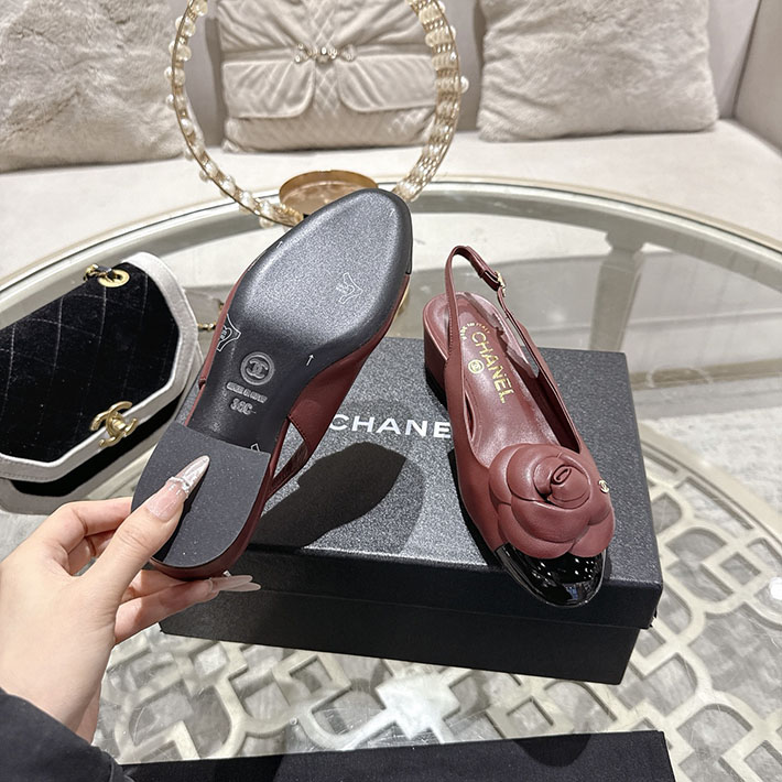 最高級シャネルスーパーコピー CHANEL 45mm カメリア ポインテッドトゥ サンダル ベルベット 2628370 夏サンダル レディース 人気 - 画像 (4)