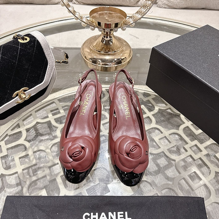 最高級シャネルスーパーコピー CHANEL 45mm カメリア ポインテッドトゥ サンダル ベルベット 2628370 夏サンダル レディース 人気 - 画像 (3)