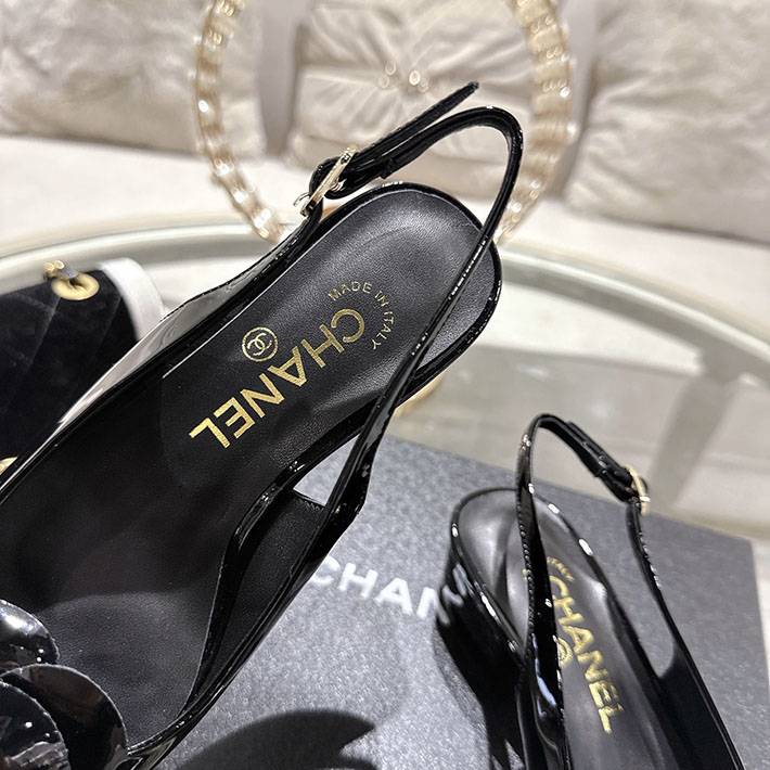 最高級シャネルスーパーコピー CHANEL 45mm カメリア ポインテッドトゥ サンダル ベルベット 2628372 サンダル おしゃれ 歩きやすい - 画像 (6)