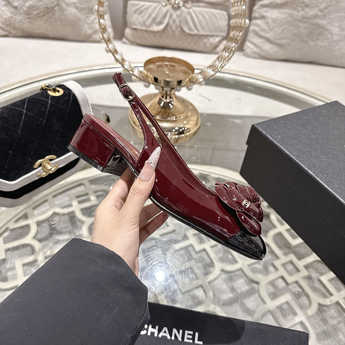 最高級シャネルスーパーコピー CHANEL 45mm カメリア ポインテッドトゥ サンダル ベルベット 2628374 シャネル 靴 レディース - 画像 (8)