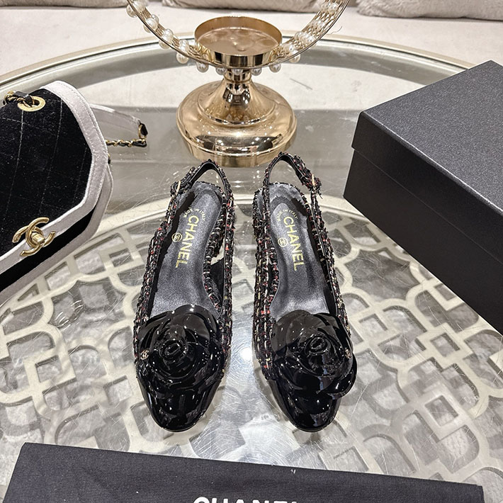 最高級シャネルスーパーコピー CHANEL 45mm カメリア ポインテッドトゥ サンダル ベルベット 2628378 シャネルシューズレディース - 画像 (3)