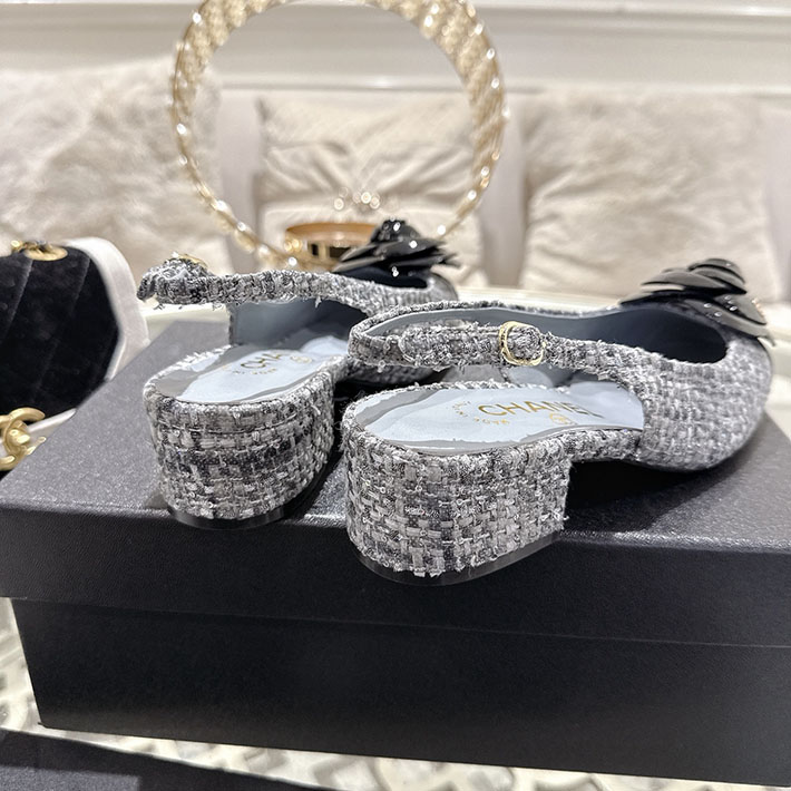 最高級シャネルスーパーコピー CHANEL 45mm カメリア ポインテッドトゥ サンダル ベルベット 2628380 サンダル レディース 疲れない 旅行 - 画像 (5)